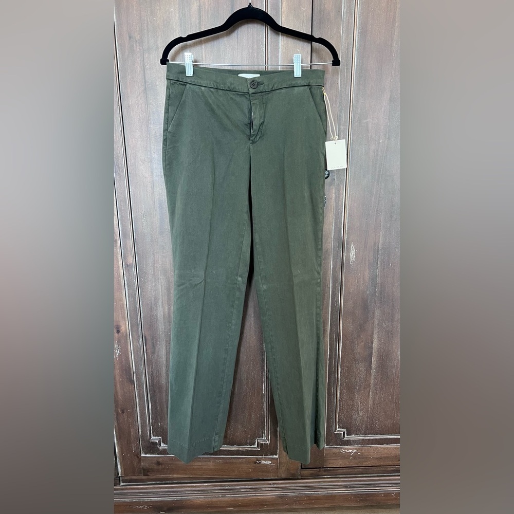 LILA RYAN Olive Wide-Leg Pants